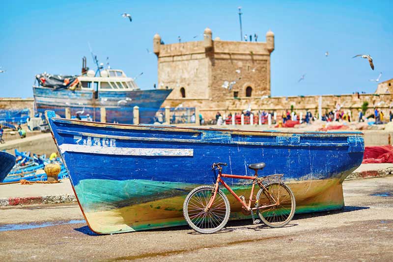 Le port d’Essaouira et ses restaurants de poissons
